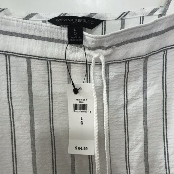 Striped tank peplum top - Picture 2 of 3